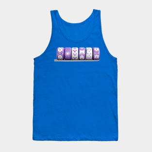 rolls of purple tape with different cute patterns Tank Top